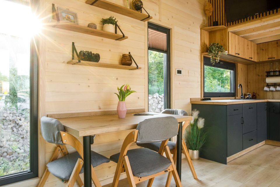 SOFORT VERFÜGBARES Tiny House 9m x 3m nach GEG | 31m² | WÄRMEPUMPE u. Fußbodenheizung! | WINTERFEST | Schlüsselfertig | Mobilheim | Mobilhaus in Fürstenwalde (Spree)