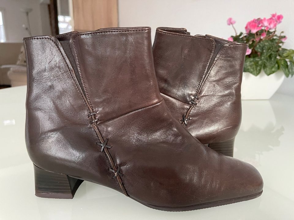 Gabor Stiefeletten Gr 38,5 braun in Unkel