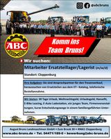 Mitarbeiter Ersatzteillager/Lagerist (m/w/d) Niedersachsen - Cloppenburg Vorschau