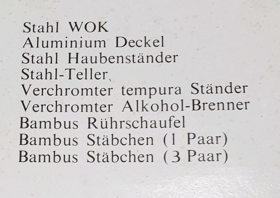 WOK - Set unbenutzt und in OVP in Köln