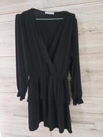 Mango Volant Langarm Kleid mit Wickelausschnitt z.B. Stillkleid Nordrhein-Westfalen - Velbert Vorschau