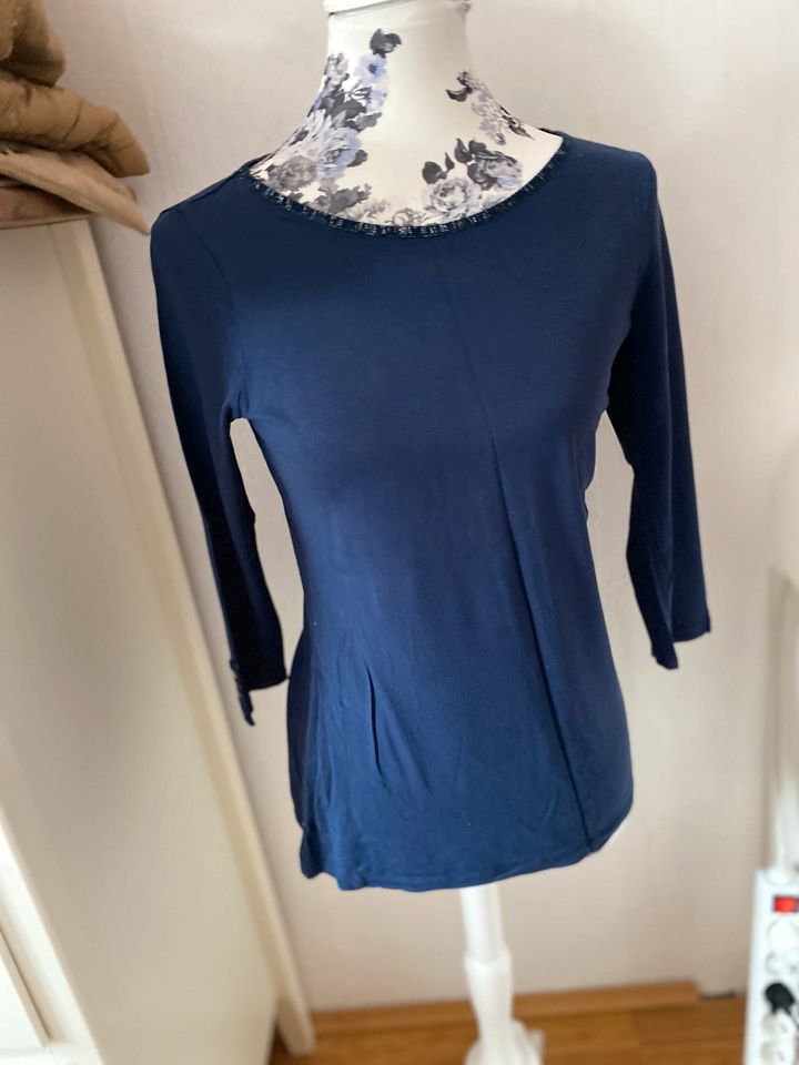 Shirt, dunkelblau von Esprit, wie NEU, Glitzergarn, Boho in Östringen