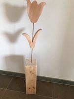Muttertag Tulpe Massiv Dekosäule Holzständer Blume Saarland - Überherrn Vorschau