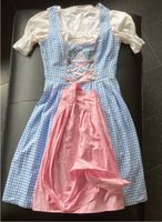 Dirndl blau-weiß mit rosa Schürze Rheinland-Pfalz - Ranschbach Vorschau