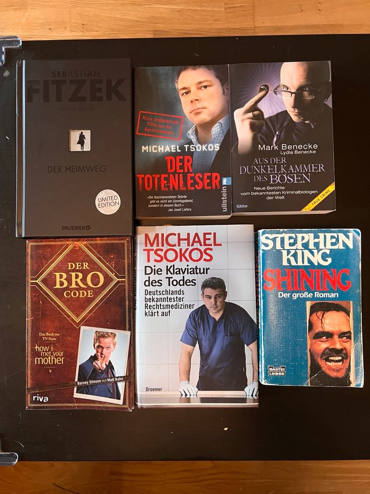 Fitzek , Tsokos, Stephen King , Benecke ‼️8€ pro Buch in Leipzig