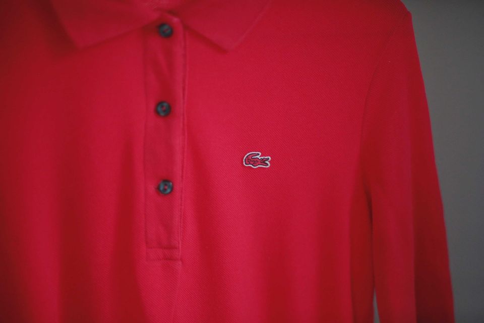Lacoste Shirt Poloshirt Polo 38 M rot pink einfarbig T-Shirt in Hamburg