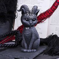 Schwarze Katze Figur Hexerei Gothik Esoterik Dracula Sachsen-Anhalt - Schönebeck (Elbe) Vorschau