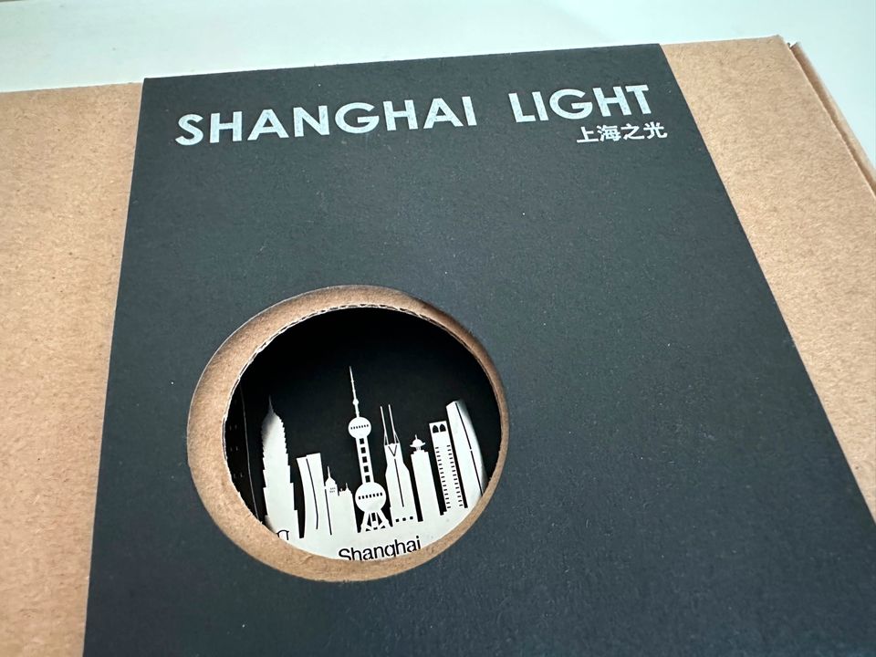 Shanghai Skyline Teelicht Schattenspiel | Edelstahl in Wolfsburg