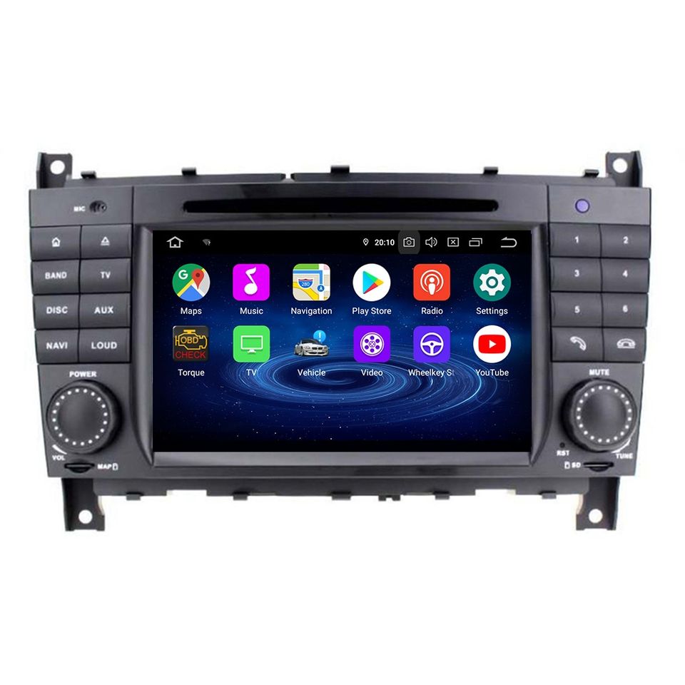 7" Touchscreen Android Autoradio GPS Navi CarPlay für Mercedes Be in Neuss