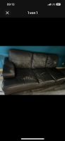 Couch Sofa 3-Sitzer Leder? Schwarz/braun Aus Gästezimmer Nordrhein-Westfalen - Leverkusen Vorschau