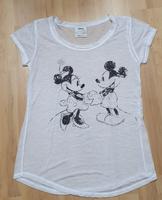 Mango mickey minnie Shirt S 36 weiss schwarz Ausbrenner Niedersachsen - Sibbesse  Vorschau