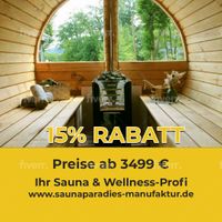 Ausstellungsstücke Verkauf ♨️ fasssauna , Quadro , mobile Sauna Nordrhein-Westfalen - Lippstadt Vorschau