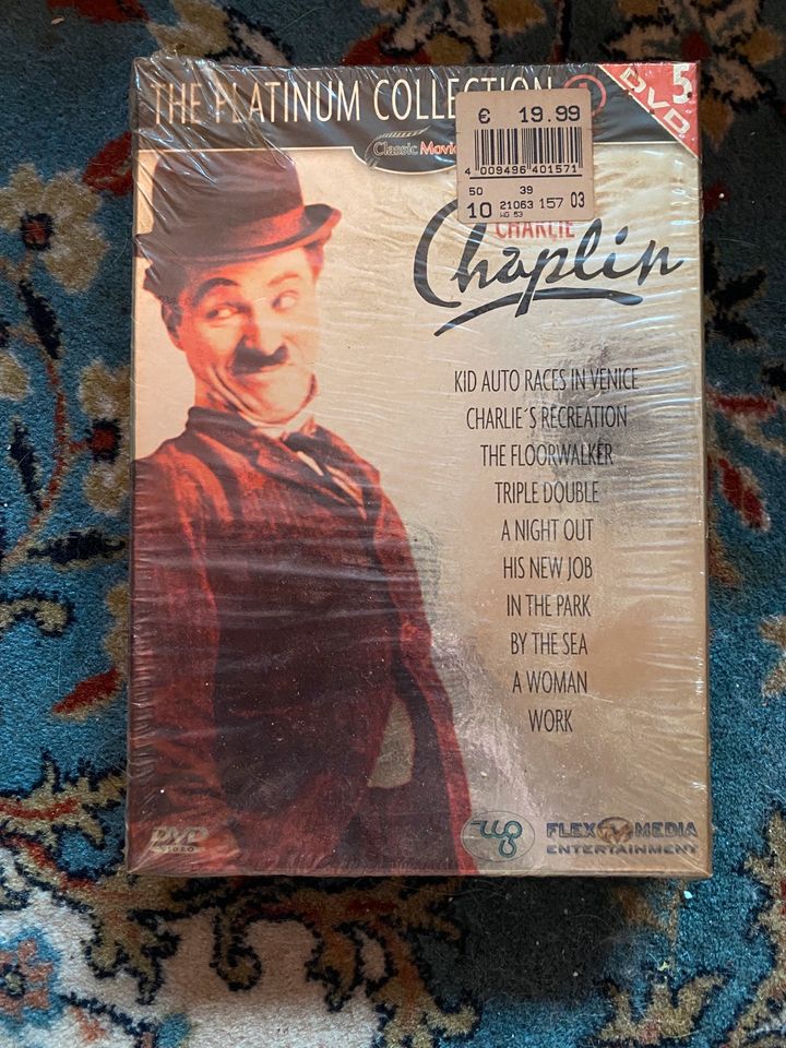 Charlie Chaplin Collection 5 DVD‘s OVP in Hamburg