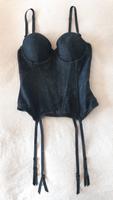 Korsage Corsage mit Strumpfhalter Spitze Gr. 38 schwarz Dessous Thüringen - Niederorschel Vorschau