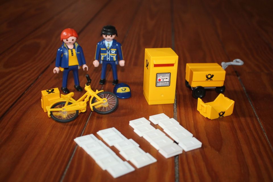 Playmobil 4403 Briefträger Duo Team Briefkasten Post Fahrrad Post in Hamburg