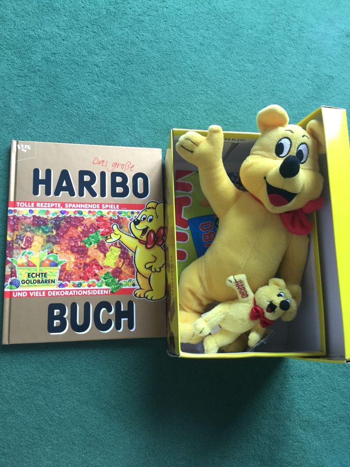 Haribo-Buch Karton Stofftier Goldbär Anhänger Werbung Geschenk in Lübeck