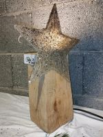 Holzbalken mit Licht Dekoration Lampe Bayern - Thundorf Vorschau