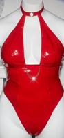 Body, Badeanzug in glänzendem PU mit Neck/Hals Halter und String Nordrhein-Westfalen - Marl Vorschau