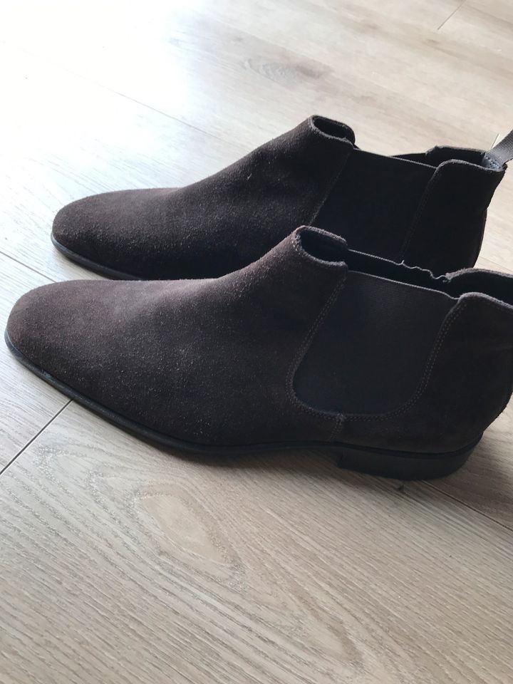 Schuhe für Anzug / Business Leder 43 / 42 braun in Mönchengladbach