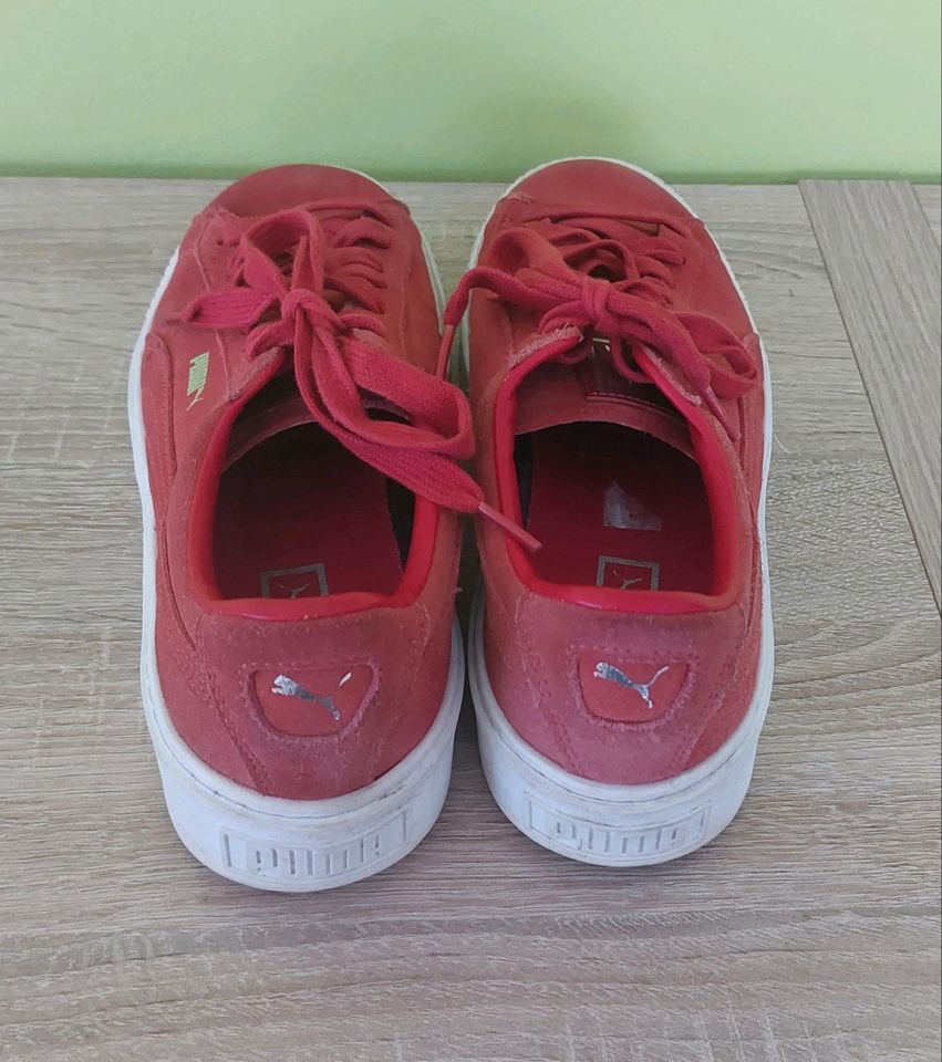 Puma damen sneaker rot new arrivals