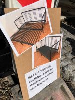 IKEA FYRESDAL Bett Gästebett Ausziehbett Metallbett Baden-Württemberg - Buggingen Vorschau