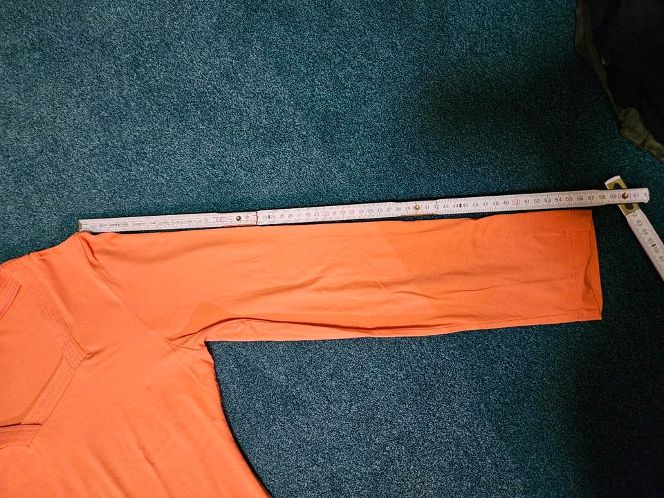 BIBA T-Shirt Langarm neuwertig in orange Gr. 1 ca 38 Langarmshirt in Xanten