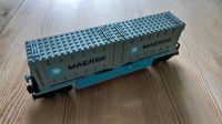 Lego Eisenbahn 9V Maersk Niederbordwagen mit Containern aus 10219 Schleswig-Holstein - Oelixdorf Vorschau