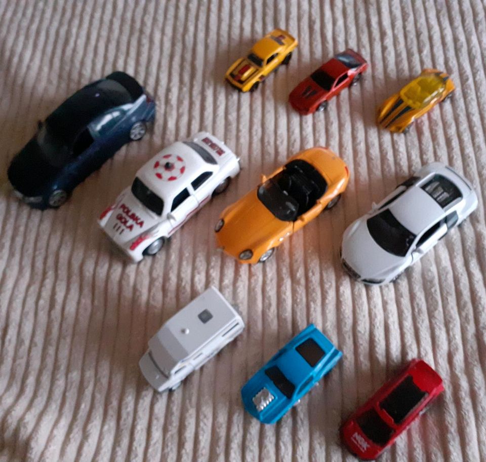 10 versch. Spielzeugautos/SIKU, Mattel, Hot Wheels.../ in Leinefelde-Worbis