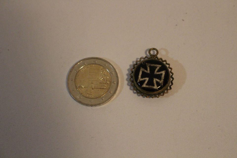 Patriotischer Anhänger, Medallion, Eisernes Kreuz in Nördlingen