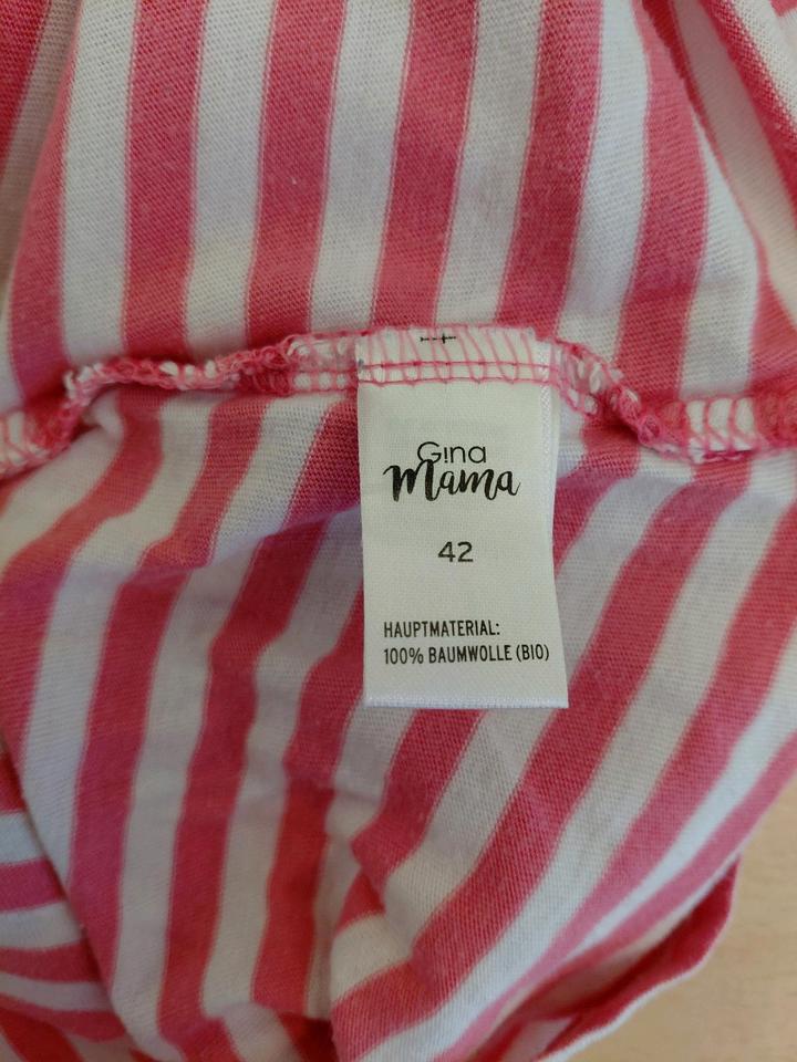 3 Umstandsshirts/ Stillshirts kurzarm von Gina Mama Größe 42 in Schwerin