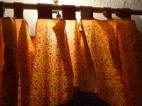 Wandtuch 2mx2m Indien Wandbehang Vintage mit Lederschlaufen Baden-Württemberg - Freiburg im Breisgau Vorschau