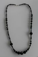 Modeschmuck lange schwarze Halskette 52 cm Nordrhein-Westfalen - Lemgo Vorschau