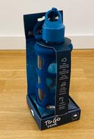 Blaue Leonardo Trinkflasche in Giro to Go mit Schutzhülle *OVP* München - Bogenhausen Vorschau