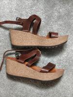 ❤️ super schöne Sandalen Leder braun 39 Niedersachsen - Oldenburg Vorschau
