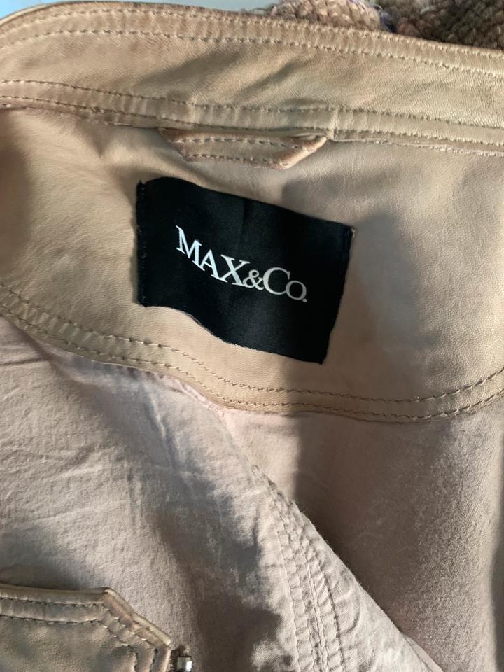 Max & Co by Max Mara Lederjacke echtes weiches Leder Schlamm in Hamburg