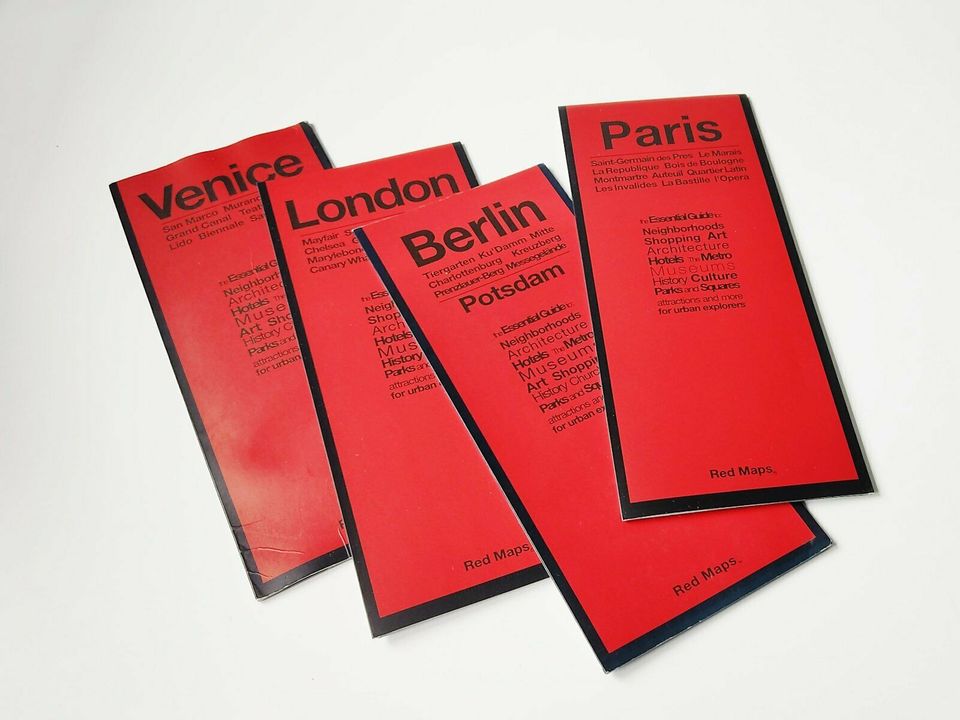 Red Maps: London, Venedig, Berlin · fast wie neu in München