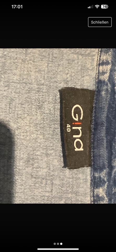 Jeans Bluse von Gina in Soest