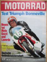 Das MOTORRAD 17/1971 BSA 500 Triumph Bonneville Moto Guzzi V 7 Leipzig - Paunsdorf Vorschau