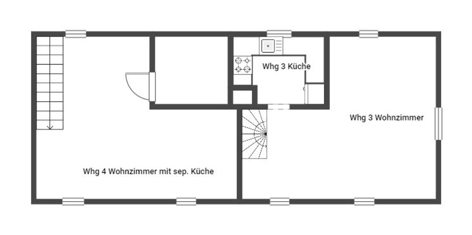 Frömmstedt: Teilsaniertes Mehrfamilienhaus mit 4 Wohnungen, Garten, Stellplätzen & viel Potential! in Kindelbrück