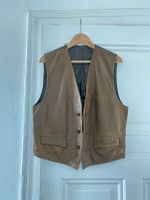 Schöne Vintage Retro Leder Weste mit orientalischen Muster Berlin - Treptow Vorschau