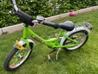 Puky Fahrrad Kinderfahrrad 16 Zoll alu Rahmen grün Sterne Bayern - Cadolzburg Vorschau
