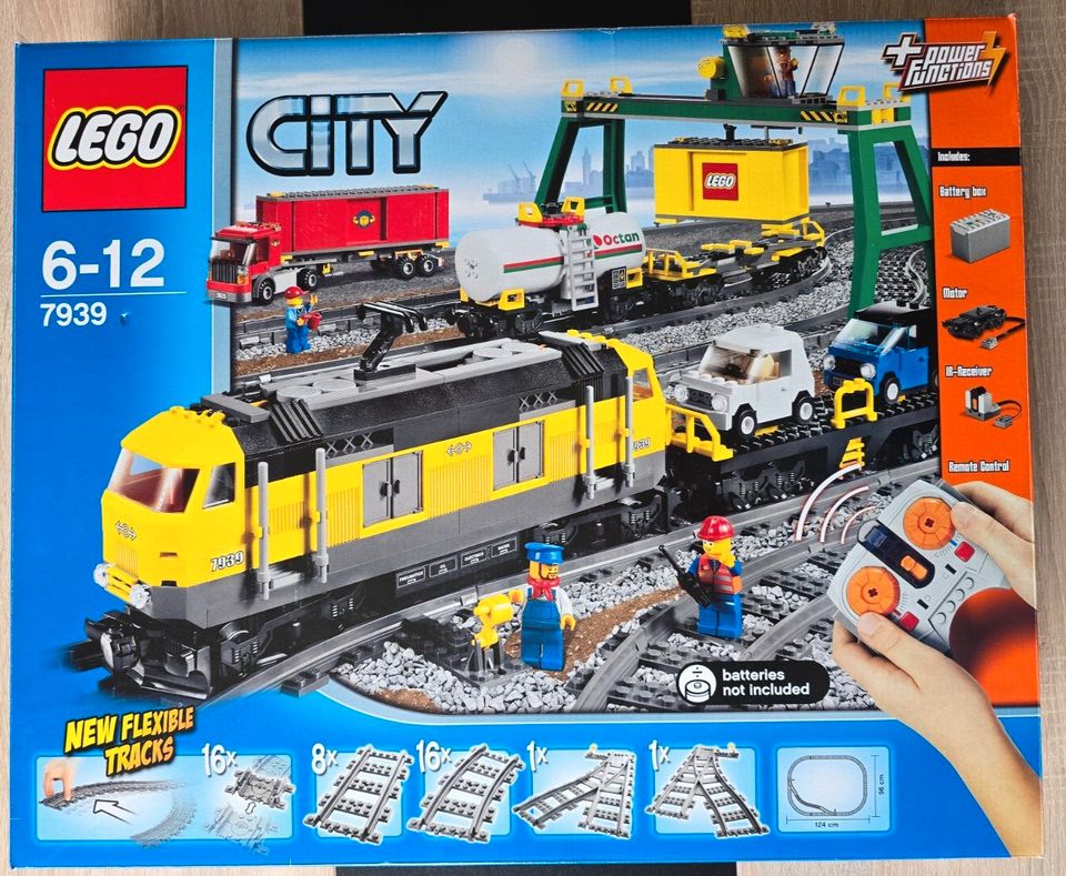 LEGO CITY║ 7939 Güterzug ║ Gebraucht/Zerlegt/Sehr Guter Zustand in Steinen