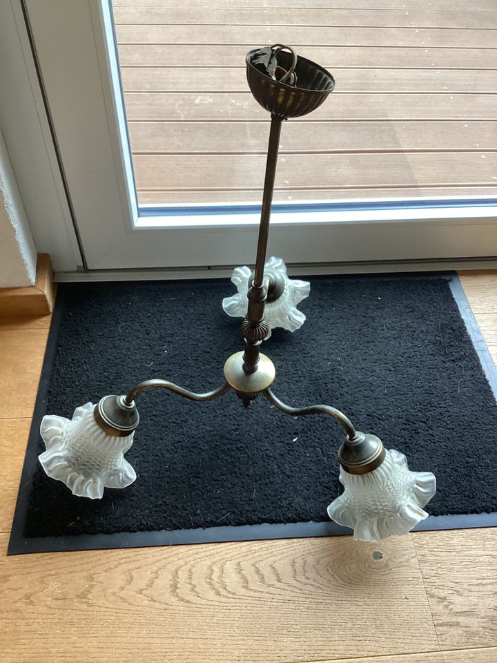 Antike Lampe Deckenlampe zu verkaufen in Bornheim Pfalz