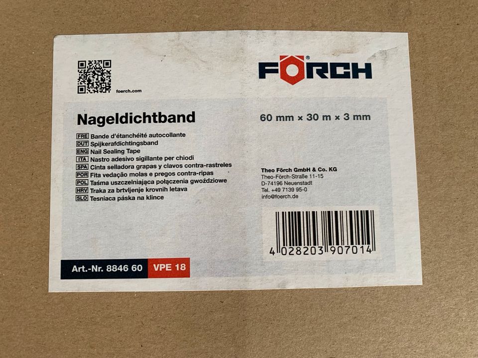 Förch Nageldichtband in Bitterfeld