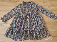 Kleid lange Bluse Blümchen ZARA XS Bayern - Schwarzenbruck Vorschau