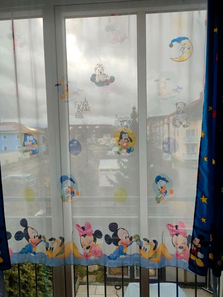 Kinderzimmer Gardine Mickey Mouse in Borsdorf