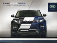 Prospekt Range Rover Evoque" Sondermodelle Dynamic " von 2013 Nordrhein-Westfalen - Hamminkeln Vorschau