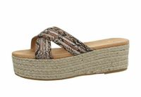 Sandalen Plateau Keilabsatz Wedge Pantoletten Mules Braun 38 Friedrichshain-Kreuzberg - Kreuzberg Vorschau