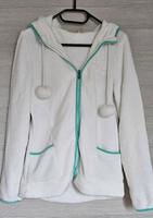 Weiße Strickjacke (Fleece), Größe L Sachsen - Lohsa Vorschau