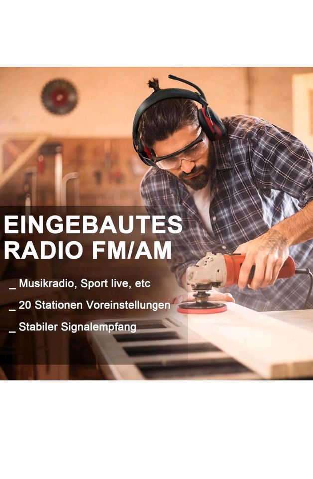 Restposten PROTEAR Gehörschutz mit Radio/Bluetooth, FM / AM-Radio in Essen